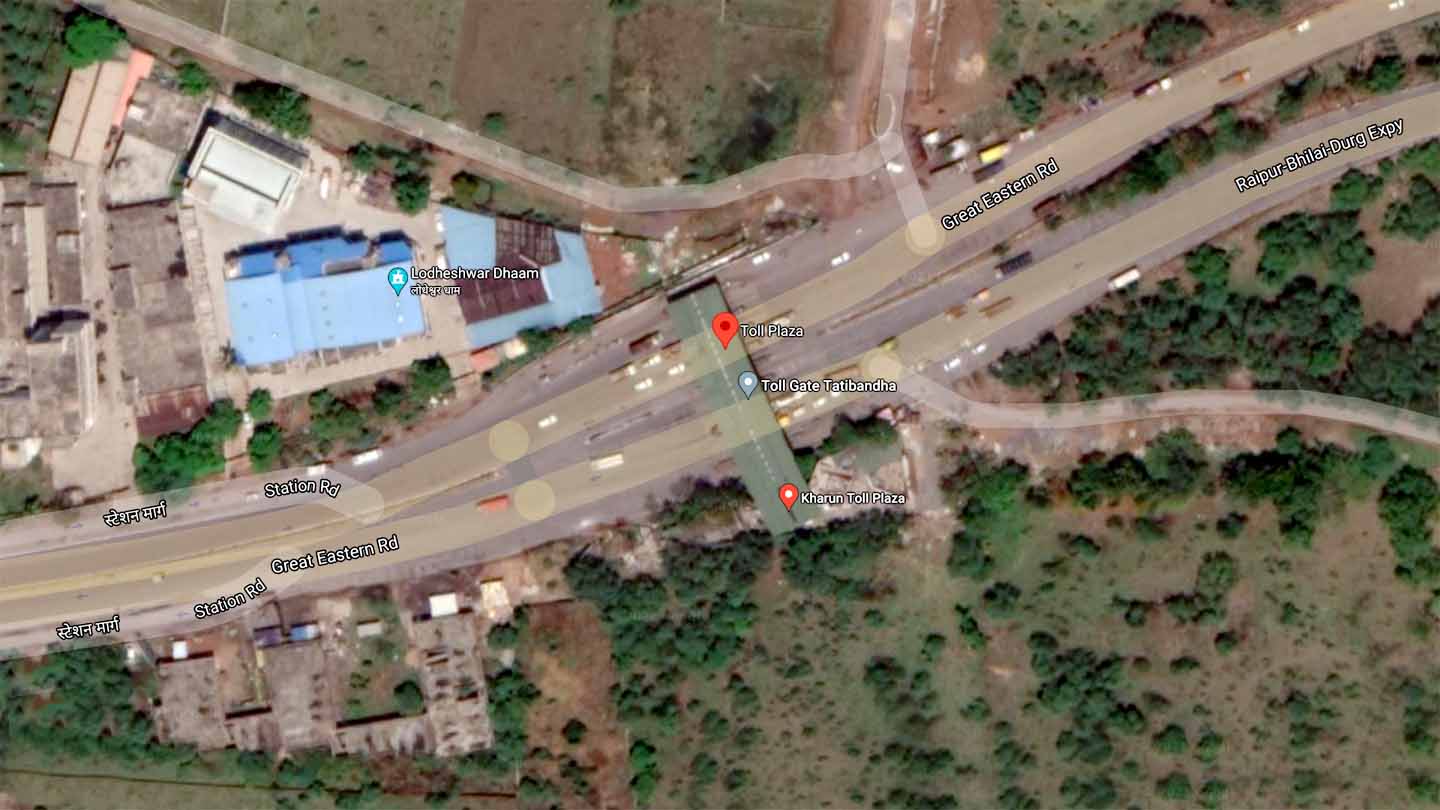 Kharun-Toll-Booth-Satellite-View
