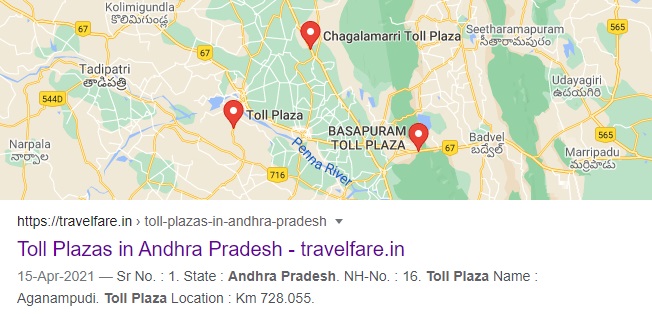 Toll+Plazas+in+Andhra+Pradesh