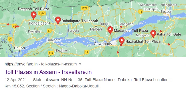 Toll+Plazas+in+Assam