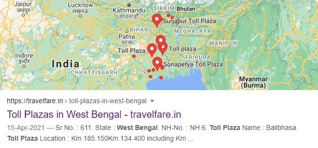 Toll+Plazas+in+West+Bengal