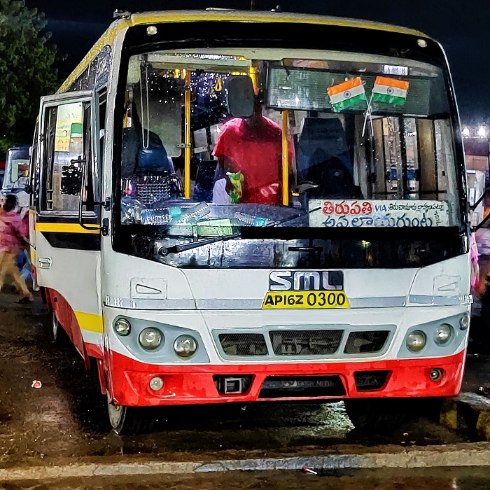 Tirupathi-to-Appalayagunta-bus